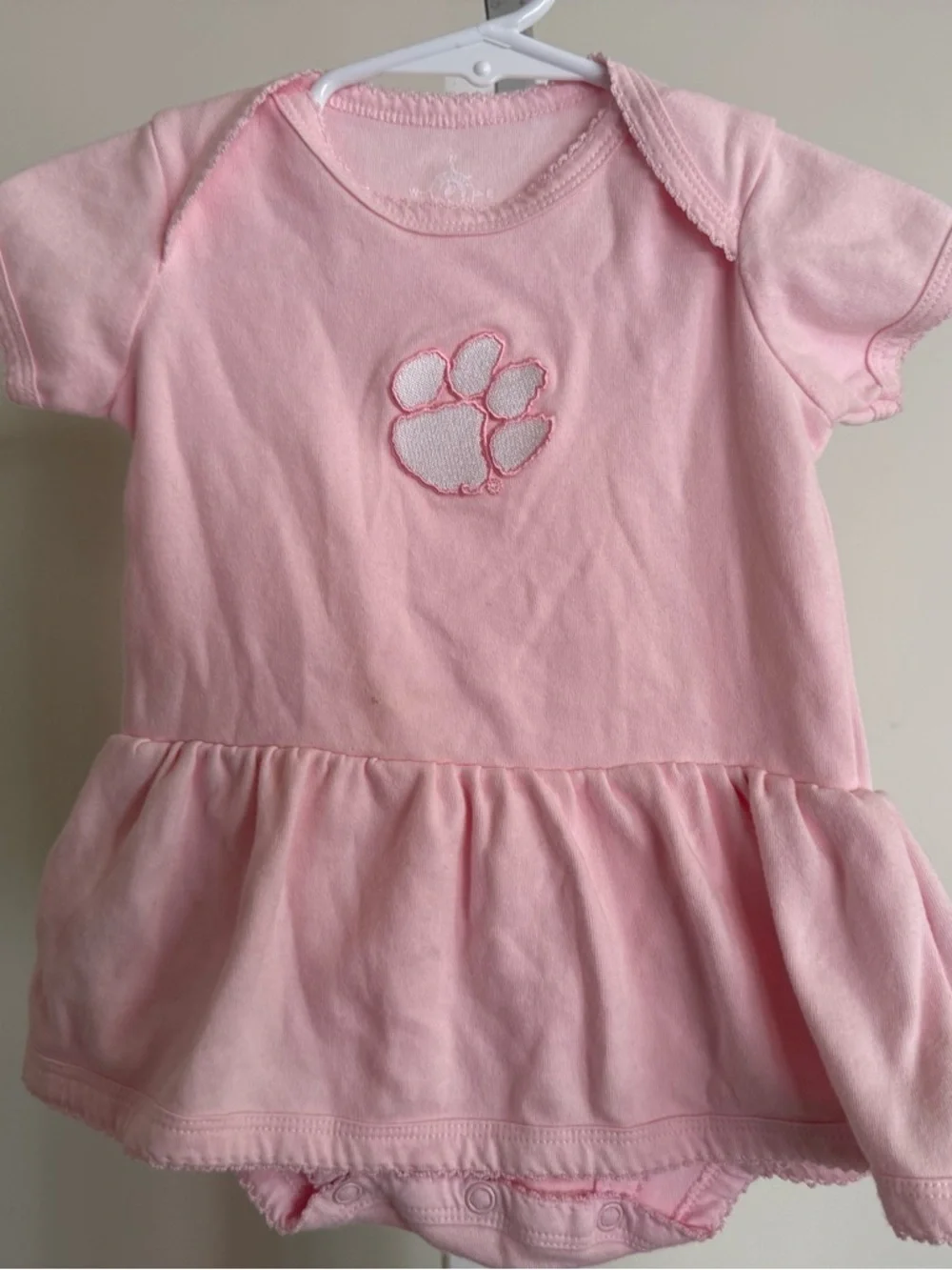 Creative Knitwear Clemson Tigers Skirted Bodysuit